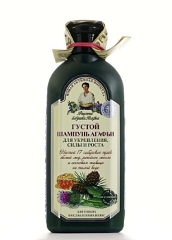 Шампунь Рец.баб.Агафьи Густой для укрепления, силы и роста волос 350мл  8582