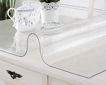 Клеенка силиконовая Dekorelle 1,0*20м прозрачная толщина 1,2мм