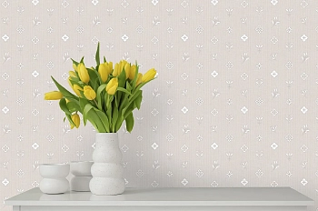 Обои Victoria Stenova MONOGRAMMA винил на флиз. осн. гор. тисн. 1,06х10м 589256