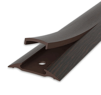 Порог с монтажным каналом 36мм 0,9 Венге 301