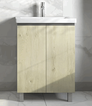 *Тумба Yuma 600-2-0 +Умывальник СОМО-60