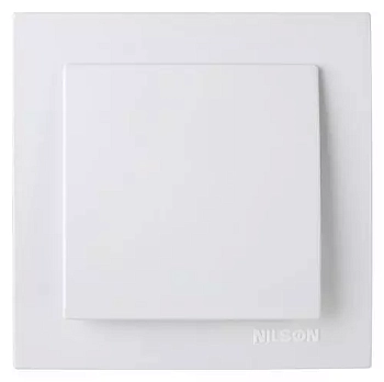 Выключатель Nilson TOURAN Eko Naturel СП 1 кл. бел.