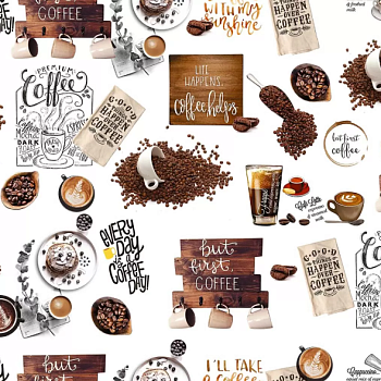 Клеенка ПВХ на нетканой основе Dekorelle Jakline 013, разм. 1,4*20м