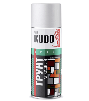 Грунт универсальный "KUDO" алкидный белый 520мл 2004