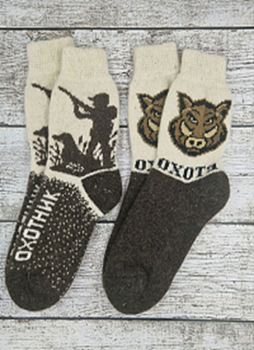Носки шерстяные "Охотник" 41-44р 201003 