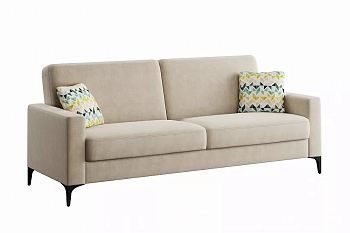 Диван-кровать Алекс 3т (Геометрия 69+Вивальди 4)