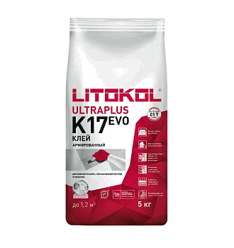 Клей фиброармированный ULTRAPLUS K17 EVO тиксотропный (5кг)