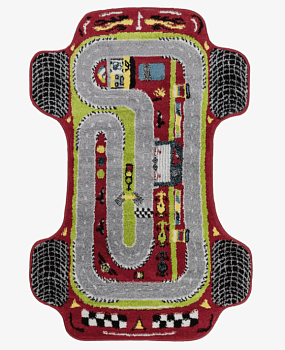 Ковер COLOR 0.8*1.2 дизайн L740A RED/L.GREY