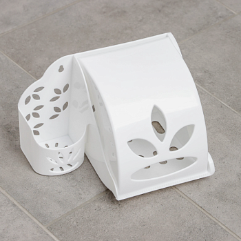 Держатель для туалетной бумаги и освежителя воздуха , цв микс