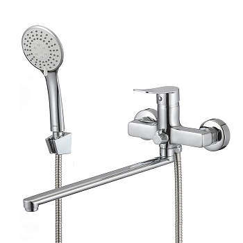 Смеситель д/ванны с длин. изливом глян. хром Demi Milardo DEMSB00M10