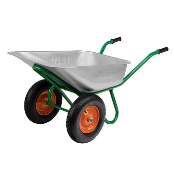 Тачка садово-строительная,два колеса,усиленная, грузоподъемн. 320кг, объем 100л Тачка садово-строительная,два колеса,усиленная, грузоподъемн. 320кг, объем 100л