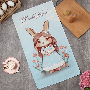 Полотенце "Этель" Светлая пасха 40*73см 100% хл, саржа  10226799