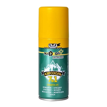 Спрей "Extreme 7в1" (от комаров, клещей, мошки, мокрецов, слепней, москитов, блох), 90 мл, Nadzor
