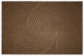 Коврик пористый Улитка 50*80см Коричневый