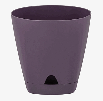 Горшок AMSTERDAM 8л прикорн полив Д250 морозная слива