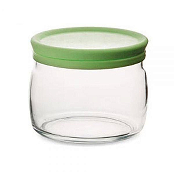 Банка CESNI с зеленой пластиковой крышкой 500мл 43002B