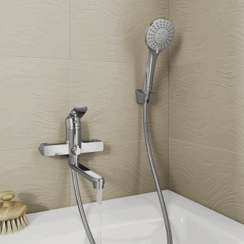 Смеситель для ванны, глянцевый хром, Demi, Milardo, DEMSB02M02