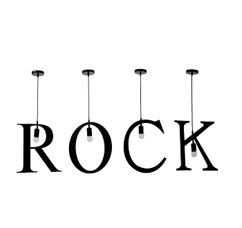 *Светильник подвесной "ROCK" 4х40Вт E27 черный 6300893