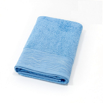 Полотенце Модерн  АРТ Дизайн  50*90 голубой  ПМ-50.90У