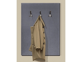 Вешалка В-1 сплошная №25 серая