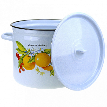 Кастрюля эм цил 9л "Фруктовая фантазия" 42108 С-1621/4Рб