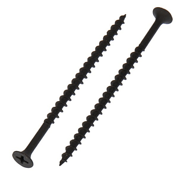 Саморез по металлу, черный, (ГМ) 4,2*75 (250шт) контейнер