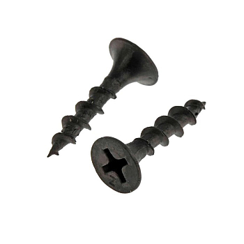 Саморез по дереву, черный (ГД) 3,5*19 (300шт), контейнер