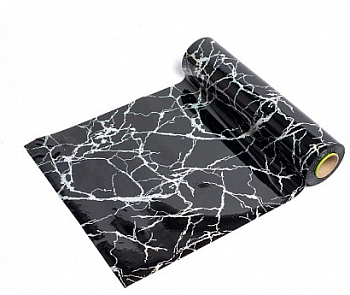Клеенка силиконовая Dekorelle 200-SB, 0,8*20м, серебро/черный фон