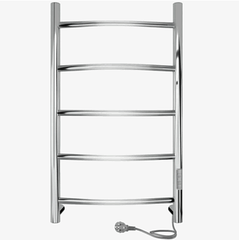 Полотенцесушитель Arc с/п (electro) 80/50 (скр.монтаж, унив.подкл.R/L, Полиров.) INDIGO