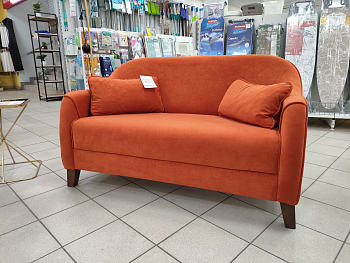 Диван "Комфорт-4" CATANIA FLAME/CATANIA FLAME Орех Лак